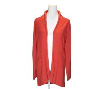 Sara Campbell cashmere, open  cardigan sweater. Size Xs. A Shade Of Orange